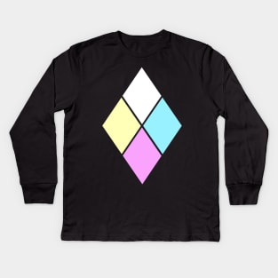 Diamond Ship - Steven Universe Kids Long Sleeve T-Shirt